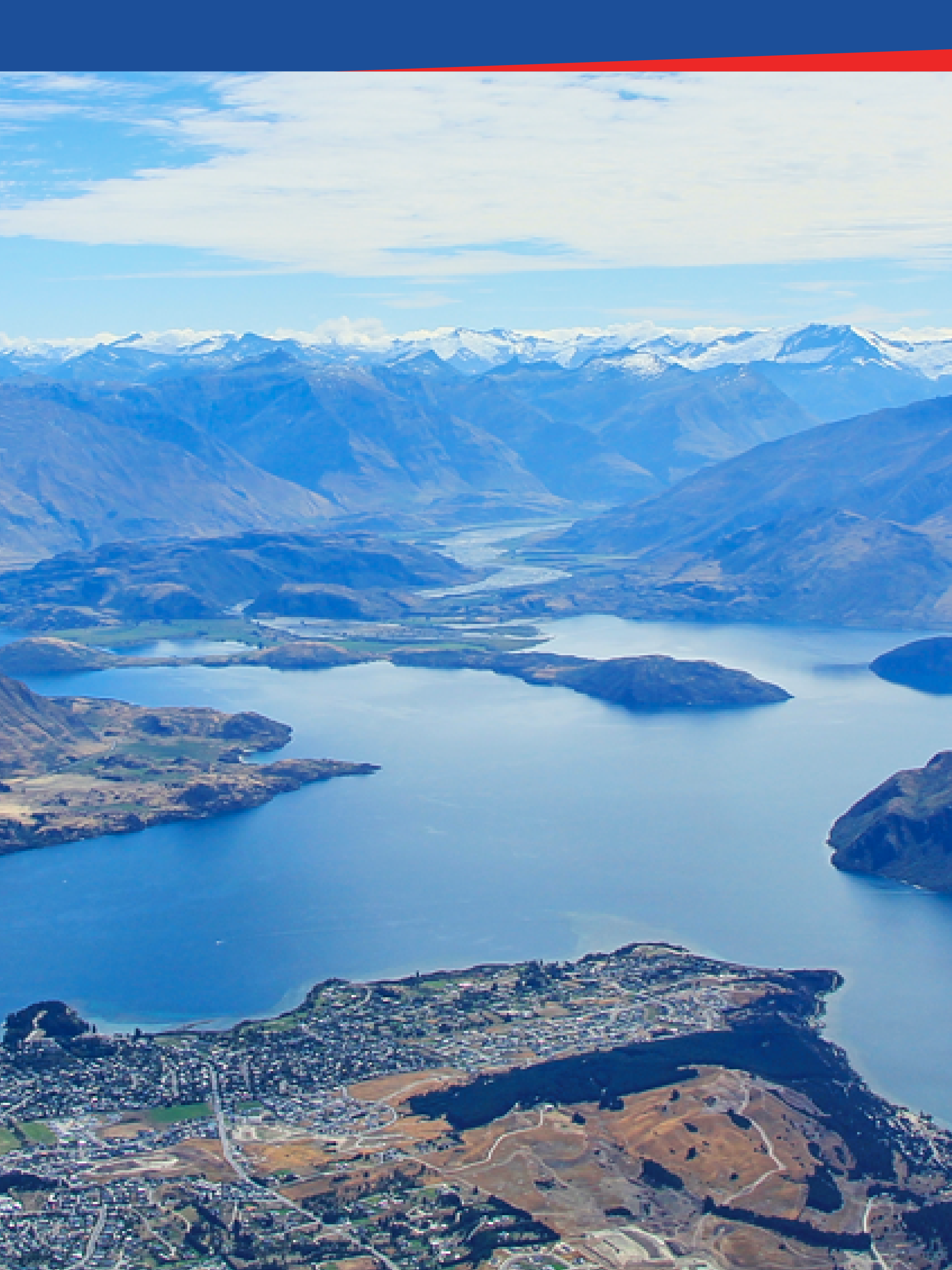 Scenic Aotearoa landscape with mountains and pristine lakes
